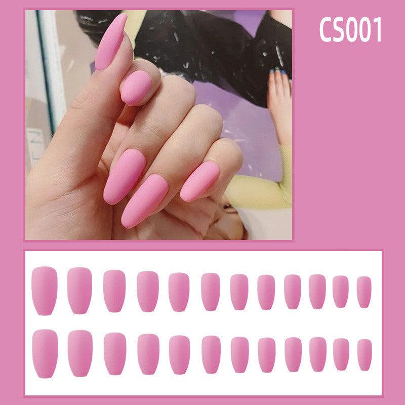 Fake Nails Wear Nails Autumn And Winter Frosted Personality Waterproof Ballet Nails - amazitshop