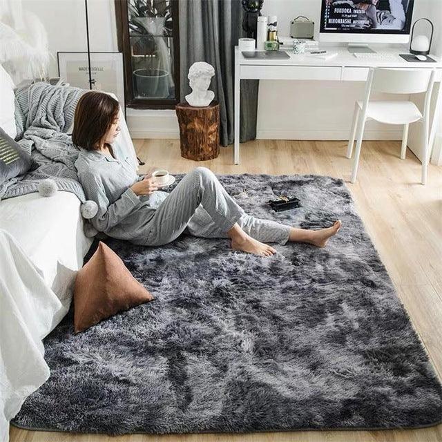 Plush Carpets For Living Room Soft Fluffy Rug Home Decor - amazitshop