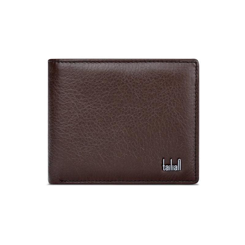 Wallet Men\'s Short Business Classic Multi Card Wallet Leather Cross Border Men\'s Wallet - amazitshop