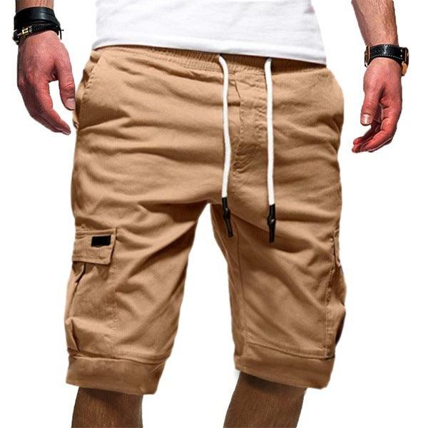 Men Casual Jogger Sports Cargo Shorts Military Combat Workout Gym Trousers Summer Mens Clothing - amazitshop