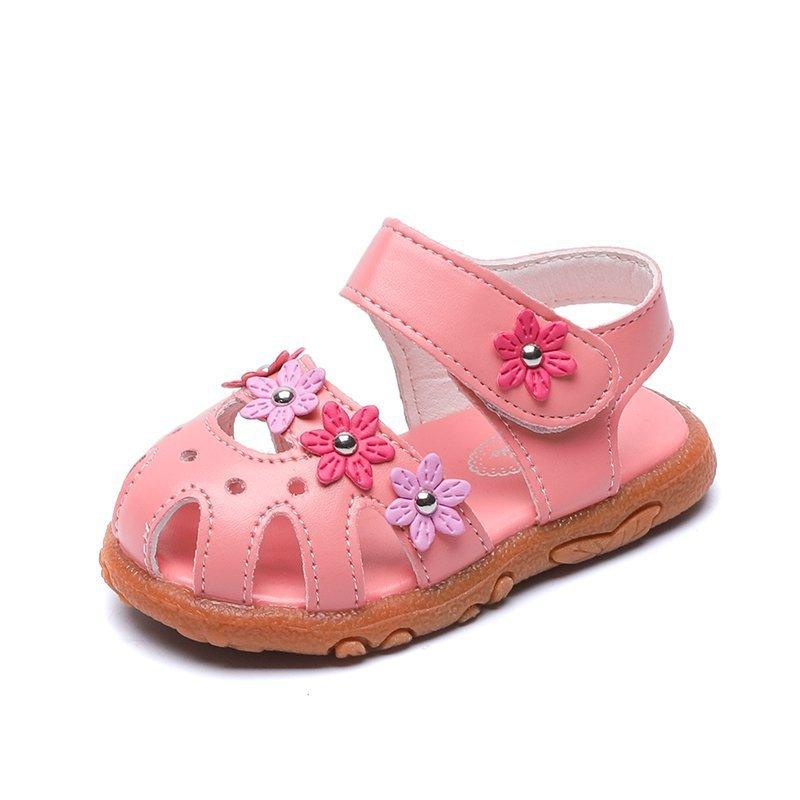 Korean Style Girls' Single Shoes Baby Soft Soled Toddler Shoes - amazitshop