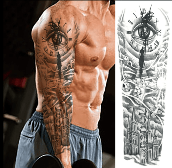 Arm Tattoo Sticker Full Arm Tattoo Sticker - amazitshop