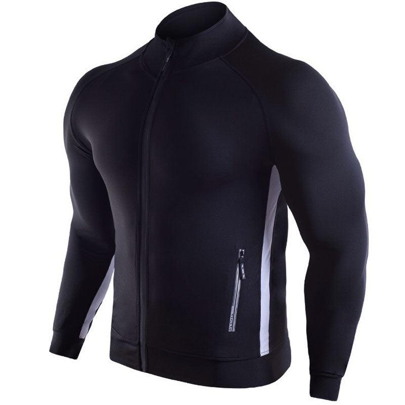 Men's Stretch Quick-drying Breathable Long-sleeved Sports Running Training Suit - amazitshop