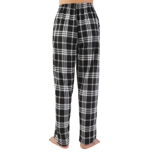 Men's Check Cotton Sleep Bottoms - amazitshop