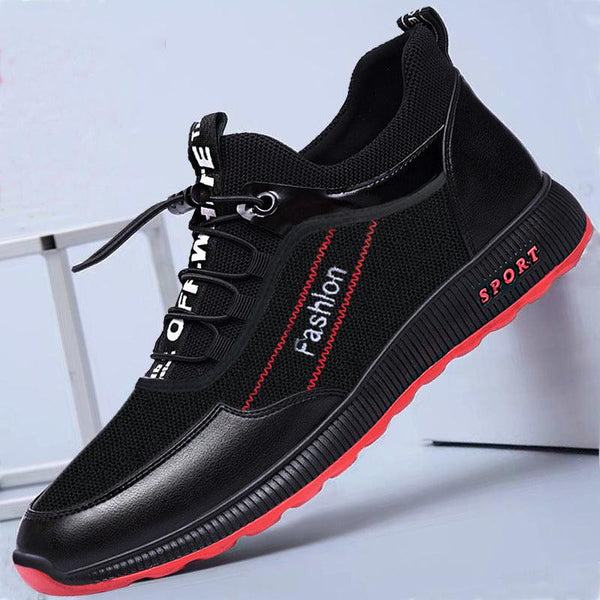 Men's Shoes Spring And Autumn New Trendy Shoes Cross-Border Casual Shoes Soft Sole Comfortable Running Shoes Korean Fashion Sports Shoes Men - amazitshop