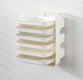 Wall-Mounted Non-Perforating Multilayer Shelving - amazitshop