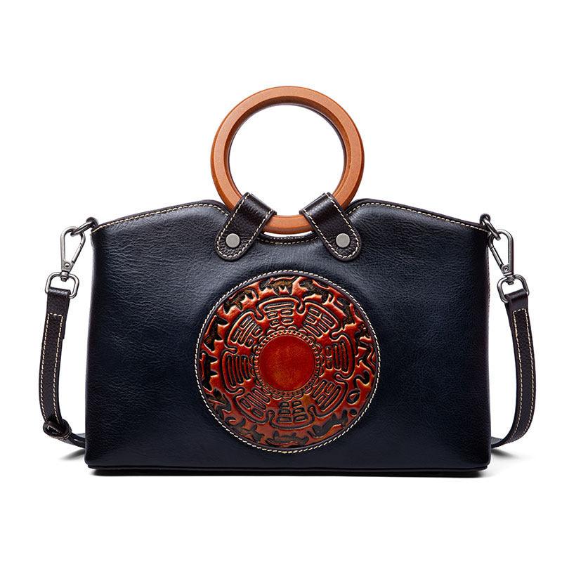 Fashion Vintage Designer Ladies Bags Genuine Leather Womens Handbags For Women Shoulder Bag - amazitshop
