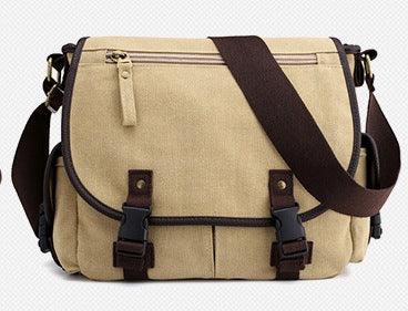 Men's Canvas Shoulder Bags Casual Men's Bags Messenger Bags Multifunctional Bags - amazitshop