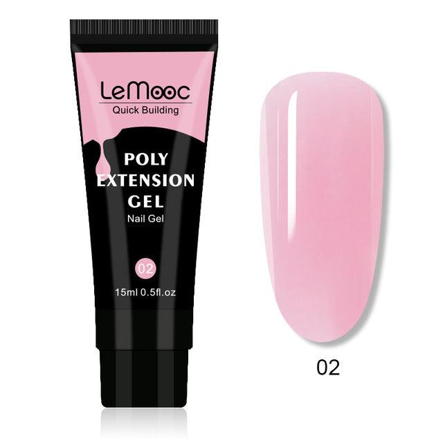 Quick Builder Poly UV Gel Polish Nails Permanent Liquid - amazitshop