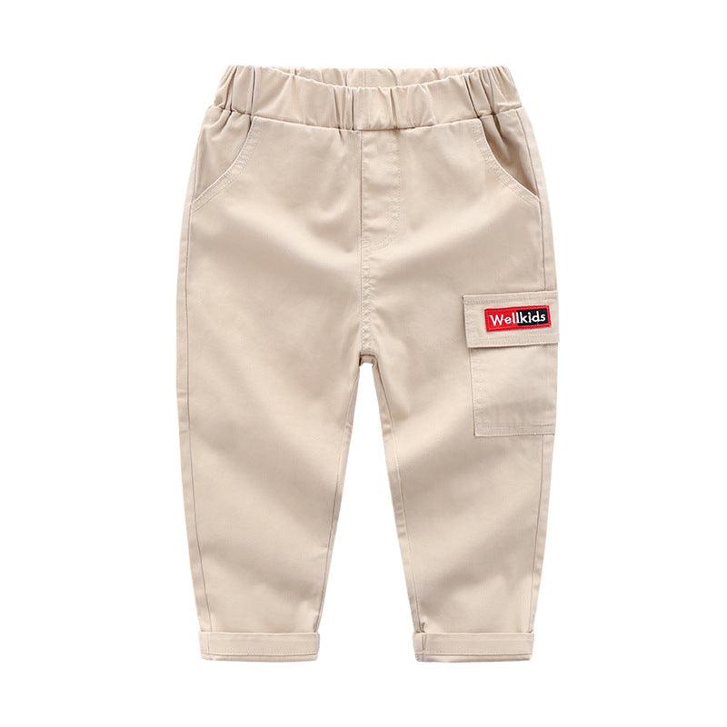 Children's cotton slim feet casual pants - amazitshop