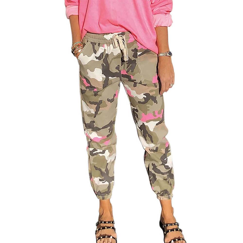 Camouflage casual pants women - amazitshop