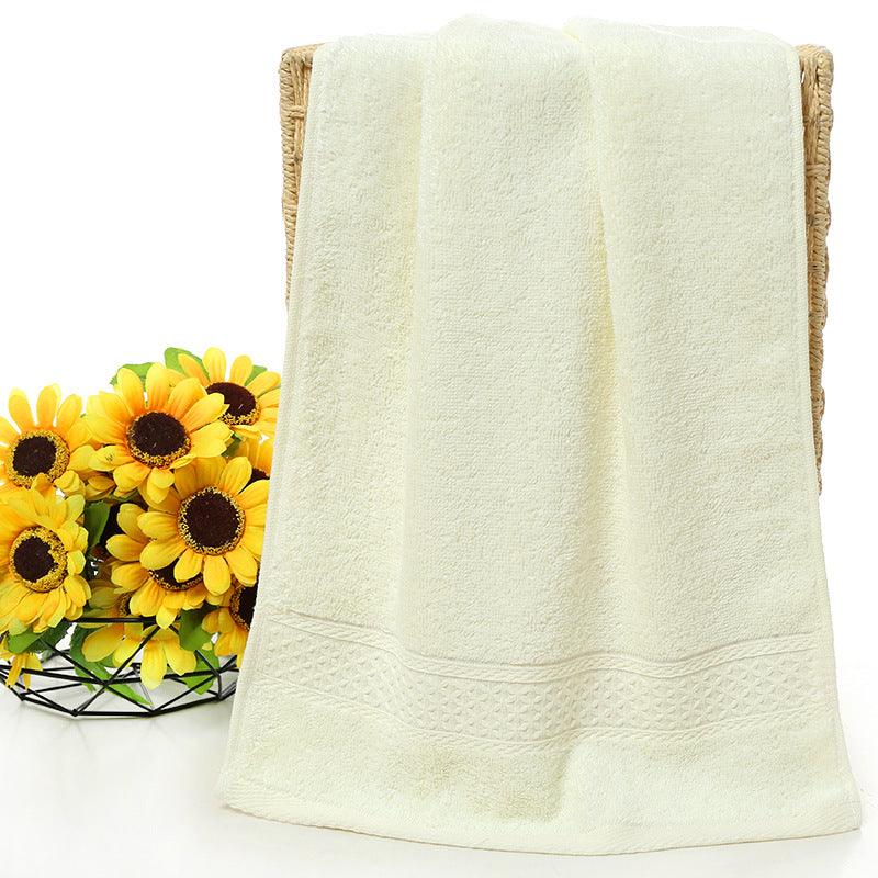 Pure Cotton Plain Towel Bath Towel - amazitshop