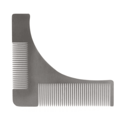 Beard Styling Template Grooming Tool Beard Brush Stainless Steel - amazitshop