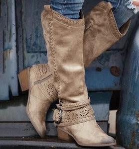 Martin Boots, Women's Medium Boots, Knights' Boots - amazitshop