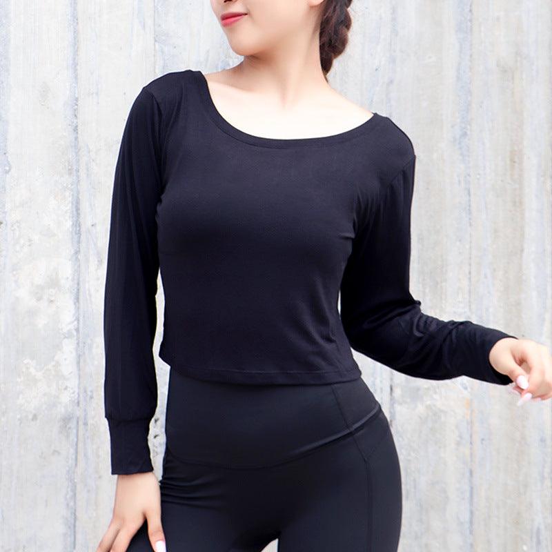 Gym Wear Women's Long Sleeve Blazer Running Dry Feeling Bare - amazitshop