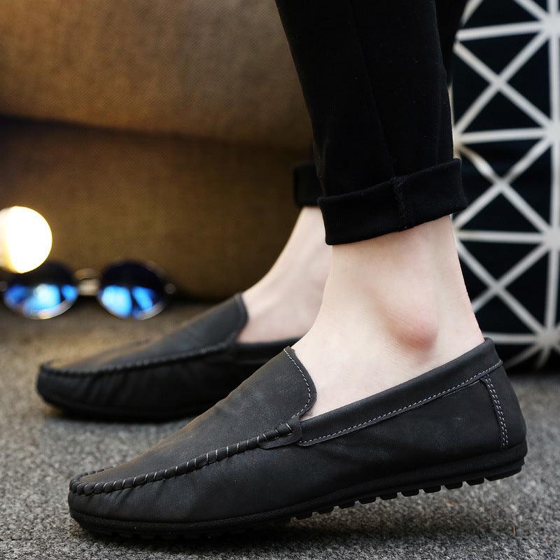 Korean trend men's casual shoes lazy one pedal - amazitshop