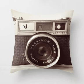 MUXUAN EBay Amazon Muxuan Aliexpress Explosion 3D Printing Camera Pillow Covers Super Soft Cushion Cover - amazitshop