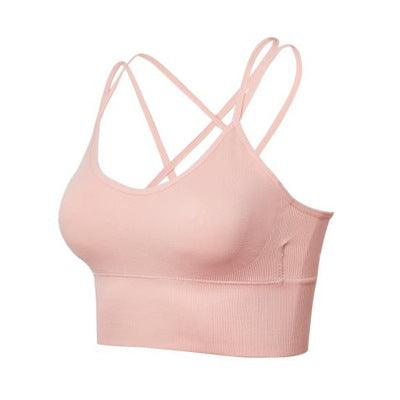 Cross beauty back yoga sports bra - amazitshop