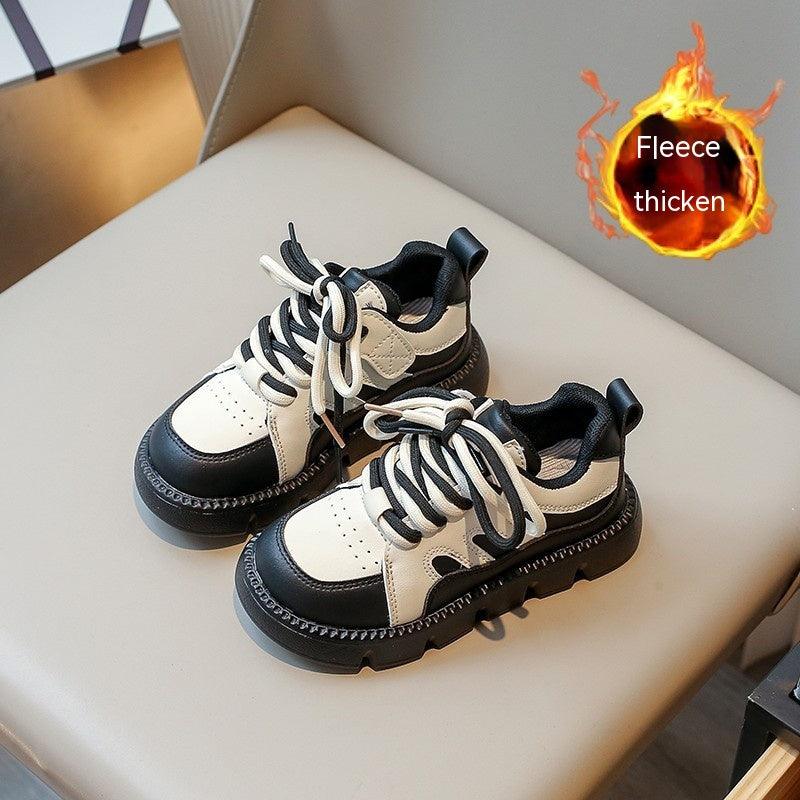 Children's Sneaker Fleece Lined For Women Platform - amazitshop