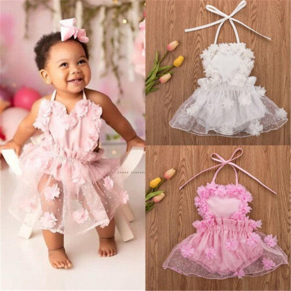 Ruffle Kid Clothes Outfit Kids Girls Dress For 0-9Y Dresses - amazitshop