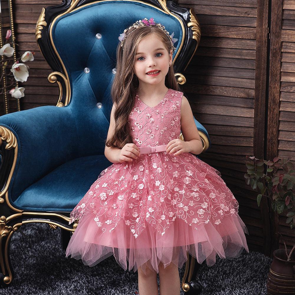 Clothing Baby Girls Middle And Small Children Kindergarten Dresses - amazitshop