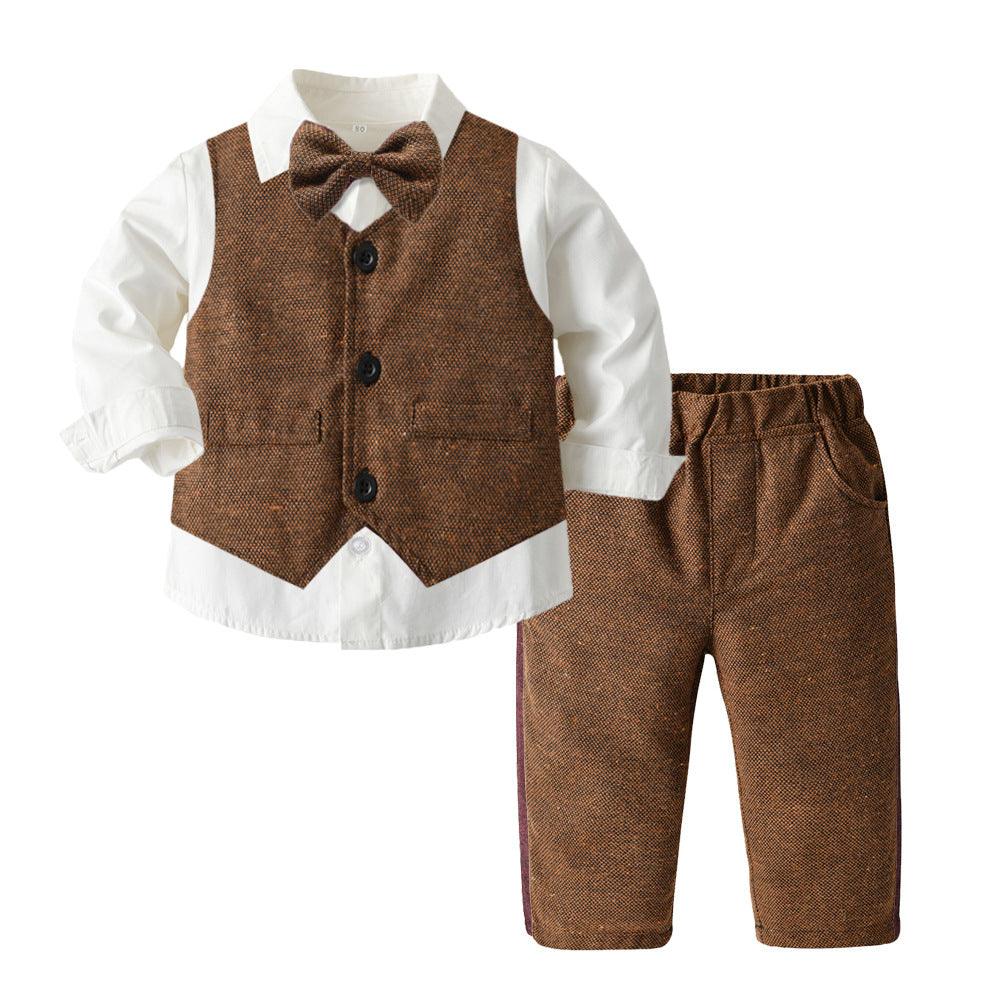 Boys Autumn Clothing Children's Suit Three-piece Set - amazitshop