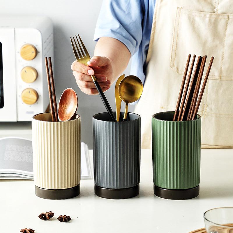 Ceramic Kitchen Chopsticks Storage Rack - amazitshop