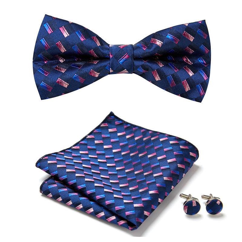 Three Piece Set Of Stylish Bow Ties - amazitshop