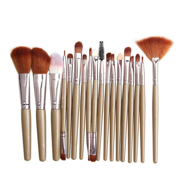 Eye Brushes, Blush Brush, Iip Brush And Fan-Shaped Makeup Brush Set - amazitshop