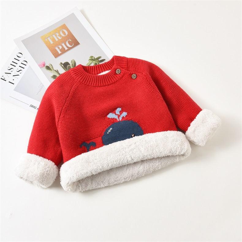 Baby plush warm clothes - amazitshop