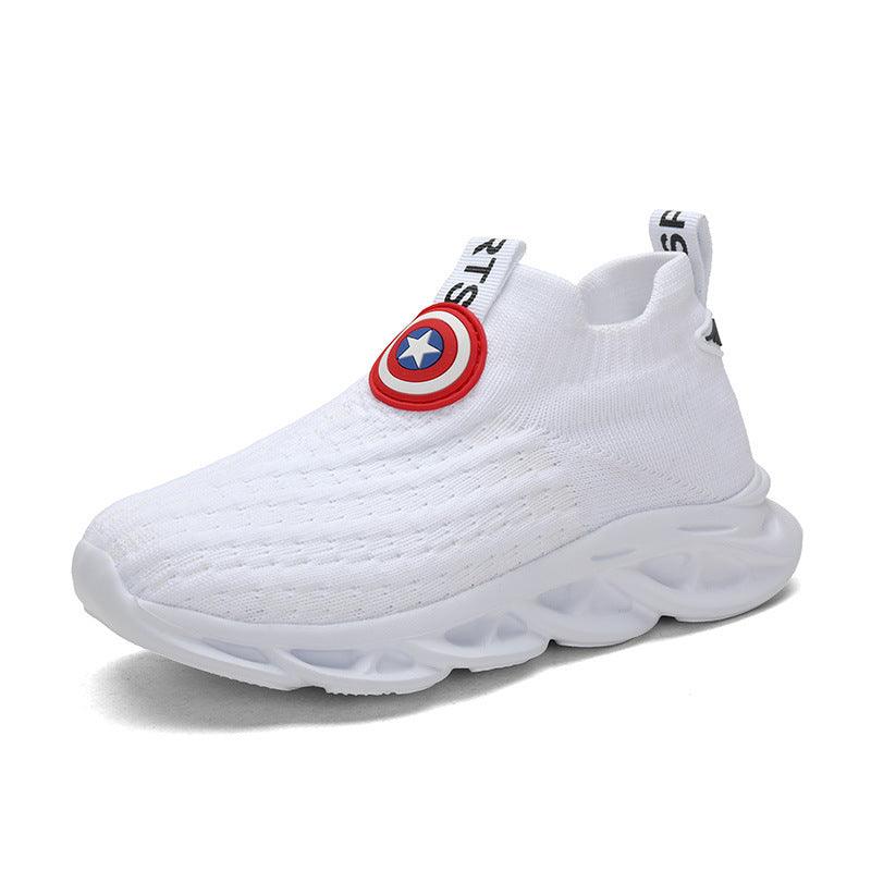 Children's Shoes Men's Knitted Shoes Small White Shoes - amazitshop