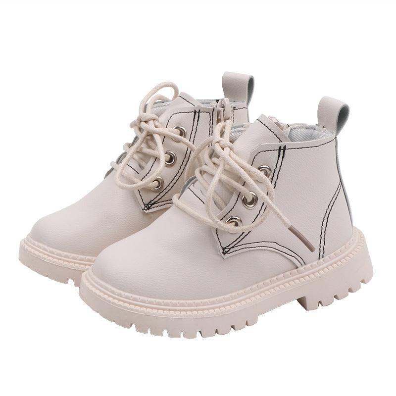 Leather short boots for boys - amazitshop