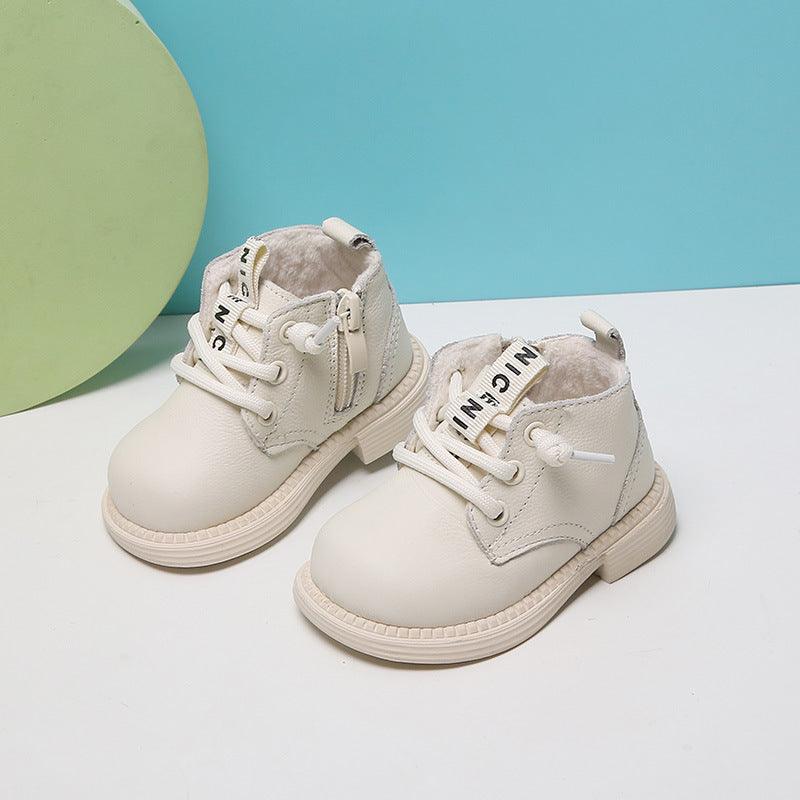 Baby Soft-soled Toddler Shoes Boys' Short Winter Children's Boots - amazitshop