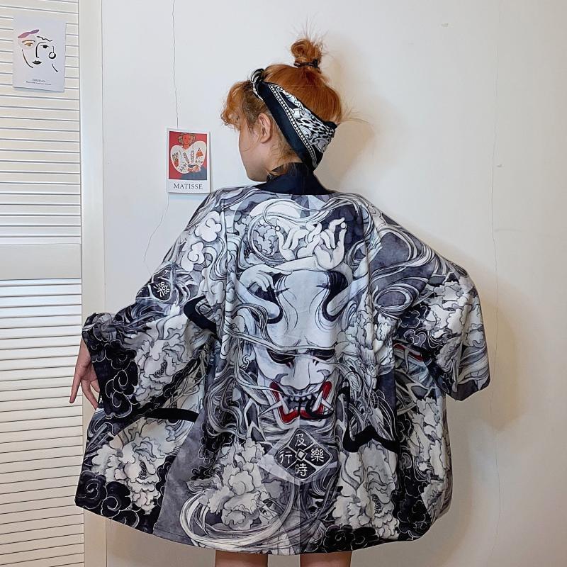 Kimono thin coat student men and women - amazitshop