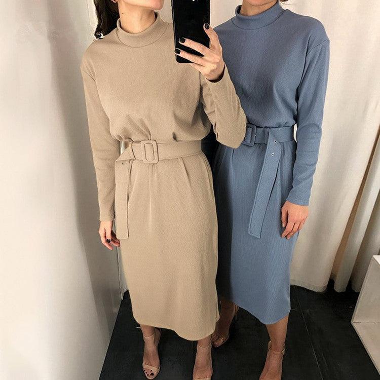 Women in long-sleeved dresses - amazitshop