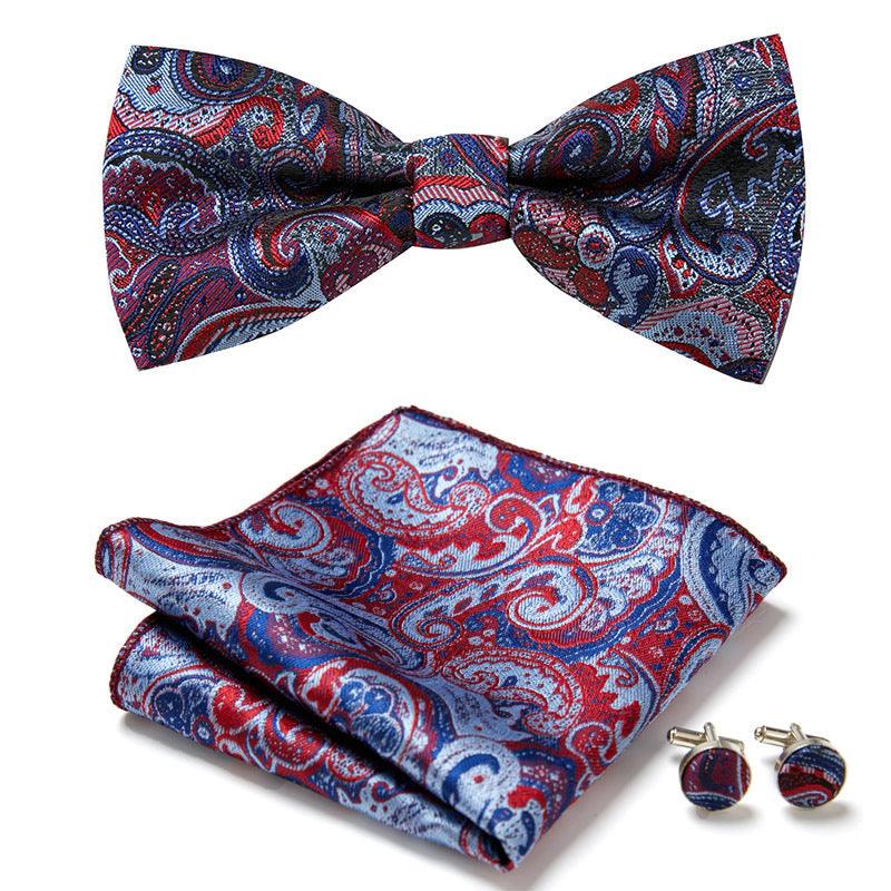 Three Piece Set Of Stylish Bow Ties - amazitshop