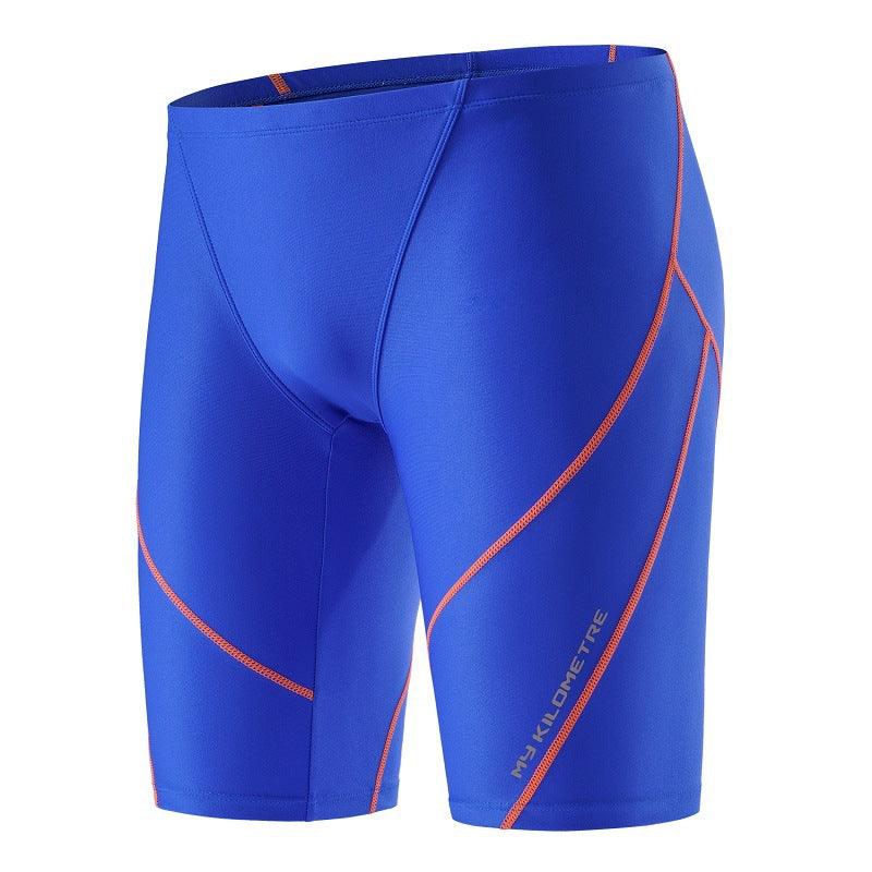 Professional Quick-drying Five-point Swimming Trunks Men's Long - amazitshop