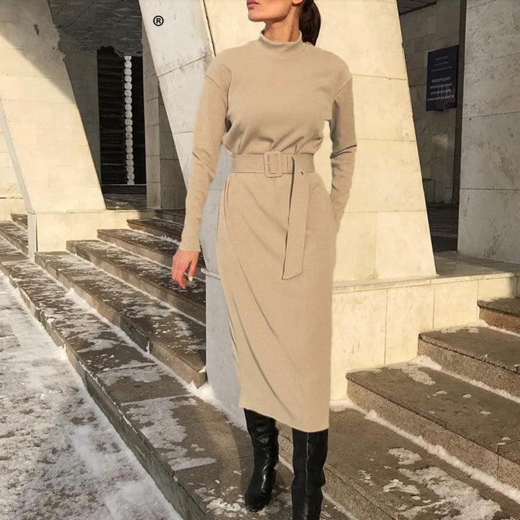 Women in long-sleeved dresses - amazitshop