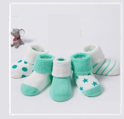 New winter cotton socks baby socks thick cotton socks and Terry relent children baby socks - amazitshop