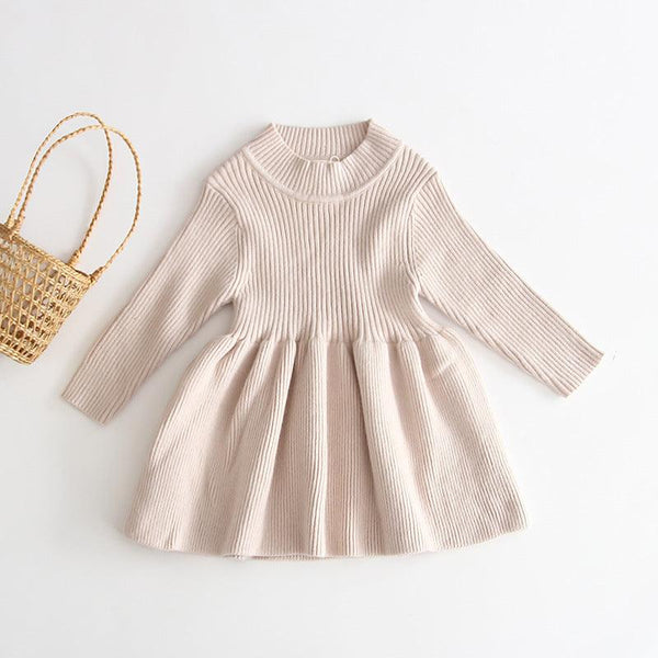 Fashionable Princess Knitted Baby And Infant Long Sleeve Skirt
