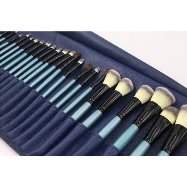 32 blue makeup brushes - amazitshop