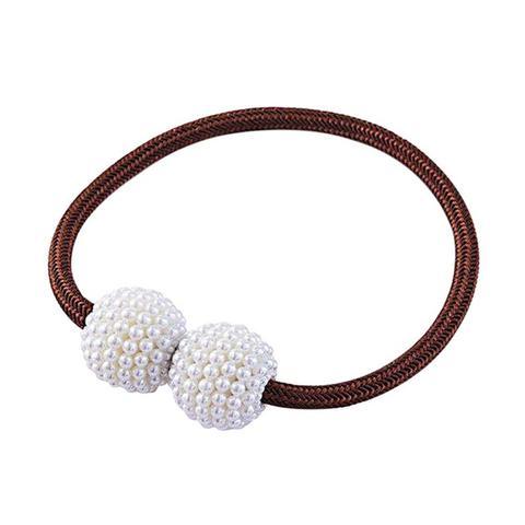 Magnetic Curtain Tiebacks Pearl Beads - amazitshop