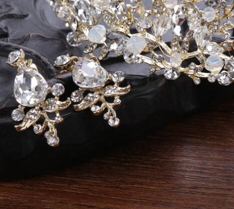 Bride Crystal Crown Hair Accessory - amazitshop