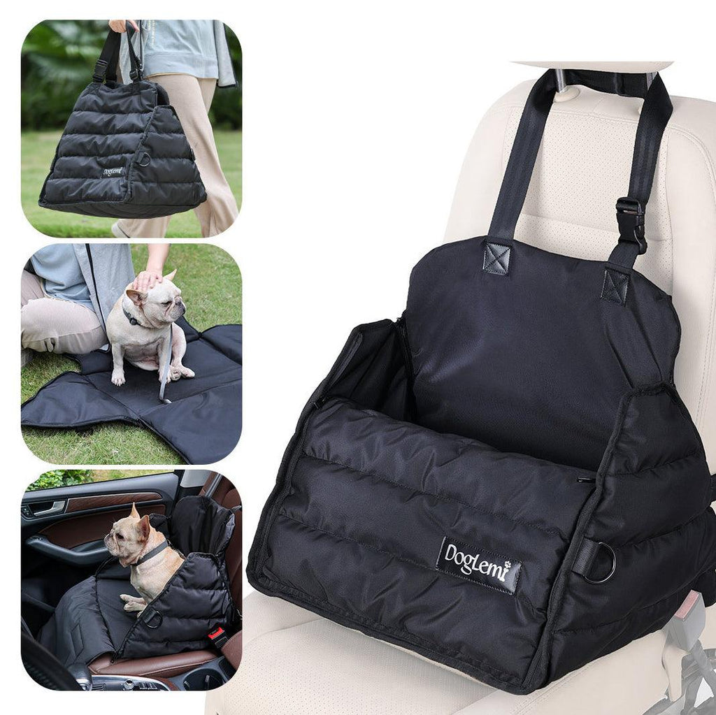 Pet Car Bag Car Front And Rear Seat Dog Car Pad Multi-functional Anti Splash Autumn And Winter Pet Bag - amazitshop