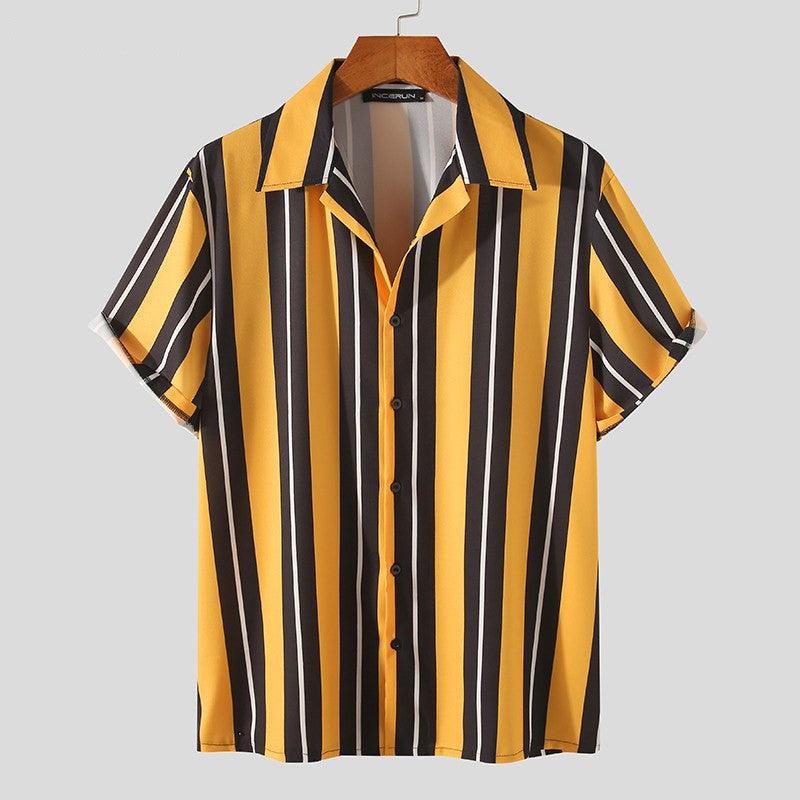 Soft Shirts For Men Shirt Mens Summer Streetwear Casual - amazitshop