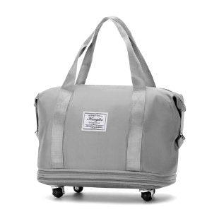 New Universal Wheel Travel Bag With Double-layer Dry And Wet Separation Fitness Yoga Shoulser Bags Sports Fitness Large Capacity Handbag Women - amazitshop