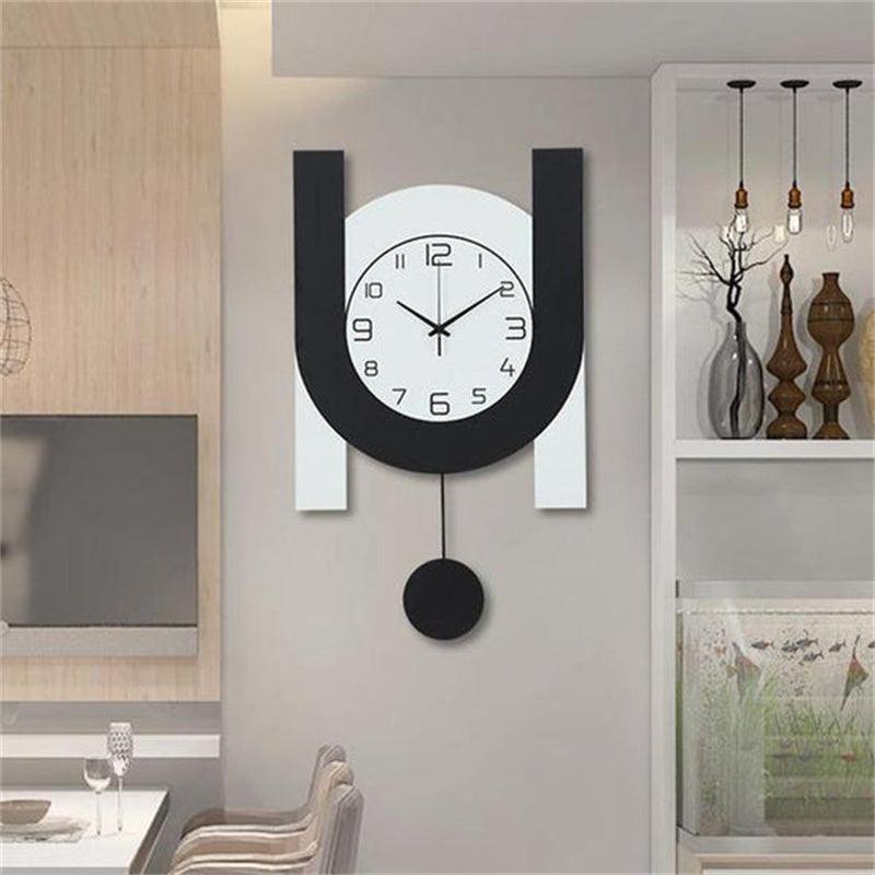 Creative Fashion Home Net Red No Punch Now Wall Clock - amazitshop