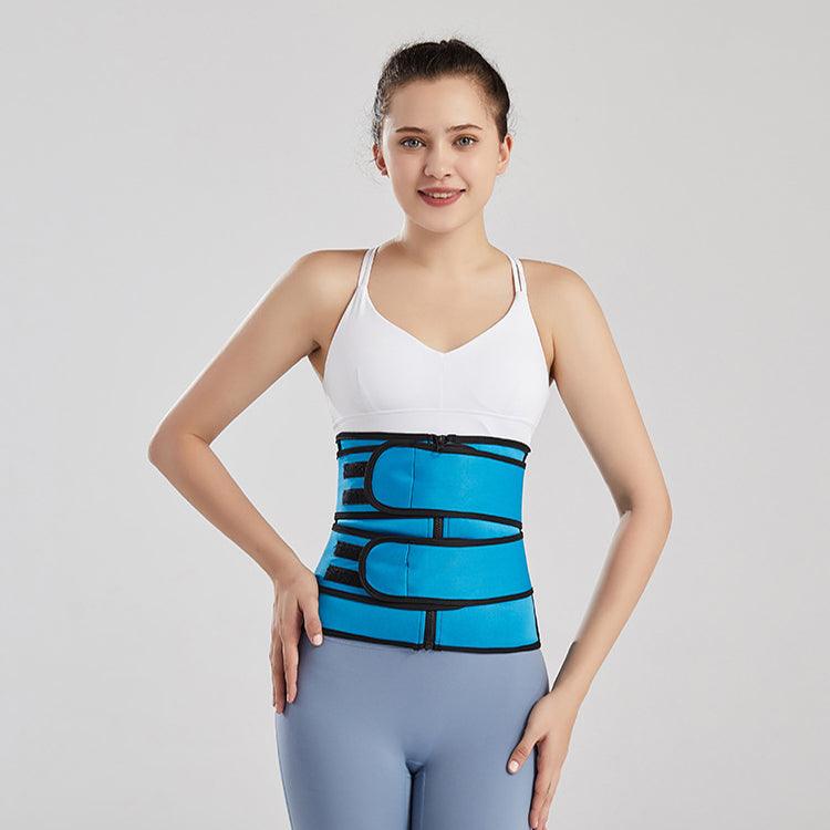 Tummy Sweat Shapewear Bodysuits Women Waist Trainer Slimming 2-3 Belts Workout Shaper Corset - amazitshop