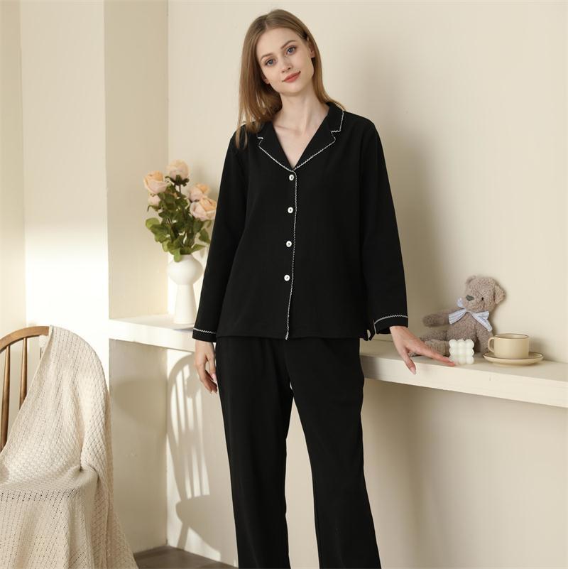 Women's Brushed Thin Velvet Pajamas Suit - amazitshop