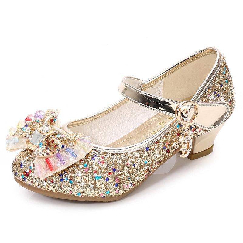 Girls princess leather shoes - amazitshop